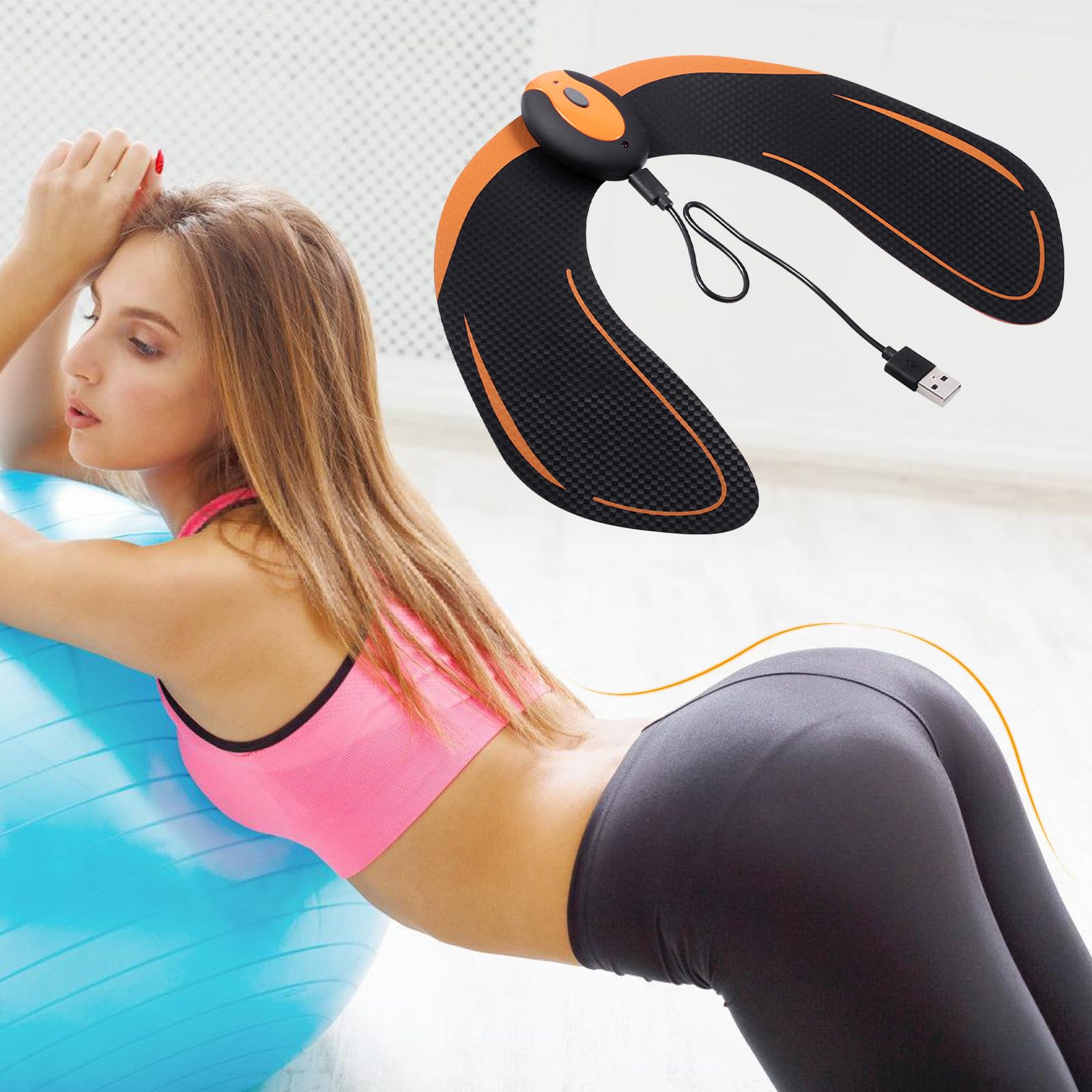 EMS Trainingsgerät Zur Gezielten Stimulation, Po Trainer, Elektro Stimulationsgerät Po Muskeln Fitness Training Für Frauen Tragbare Gym Home Workout Maschine Für Hips, Bein, Für Männer & Frauen