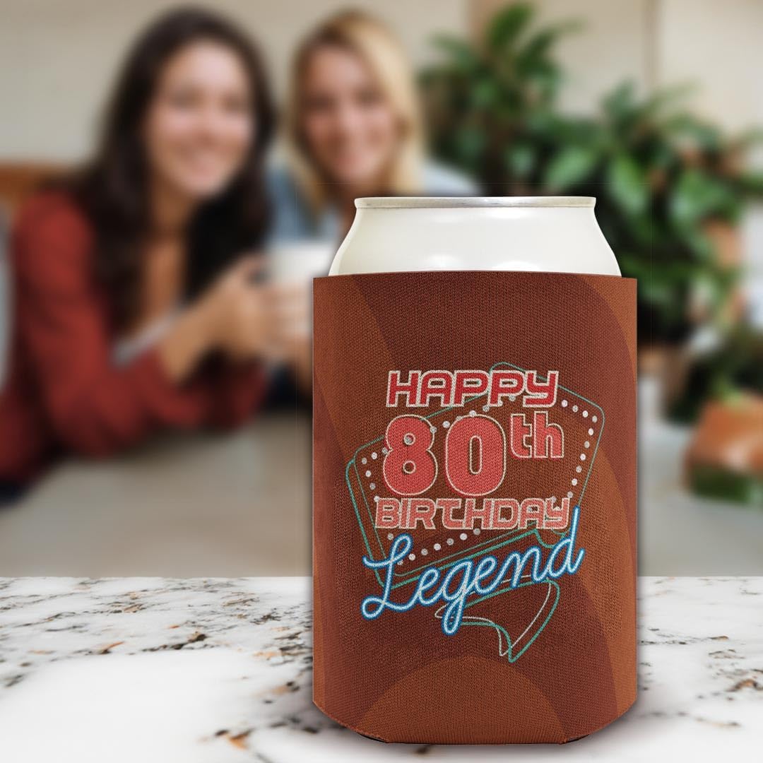 80th Birthday Gifts For Women Happy 80th Birthday Legend 24-Pack Can Drink Thermocoolers Party Pack