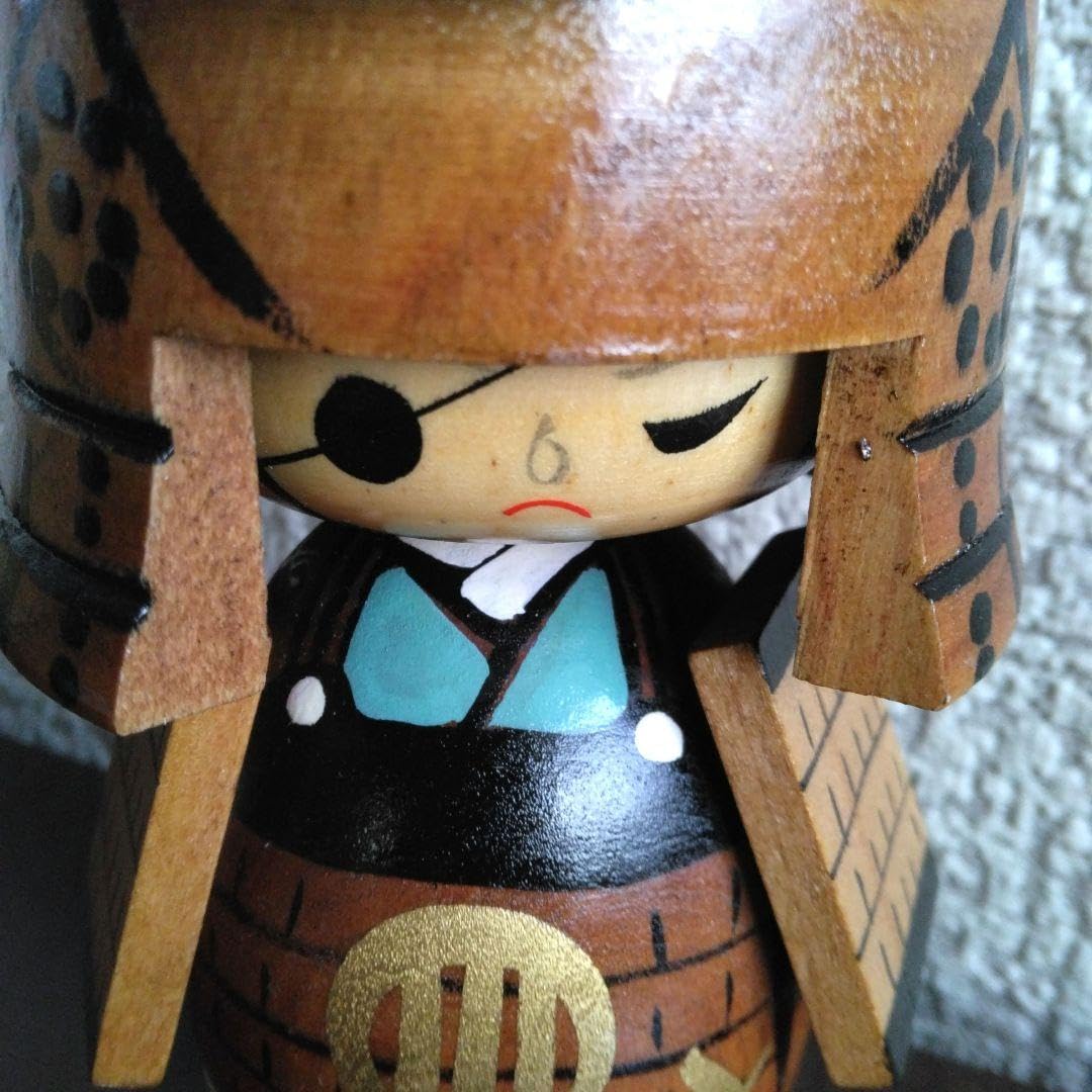 Amazon | 独眼竜政宗 伊達政宗 創作こけし 荘一 民芸品 こけし
