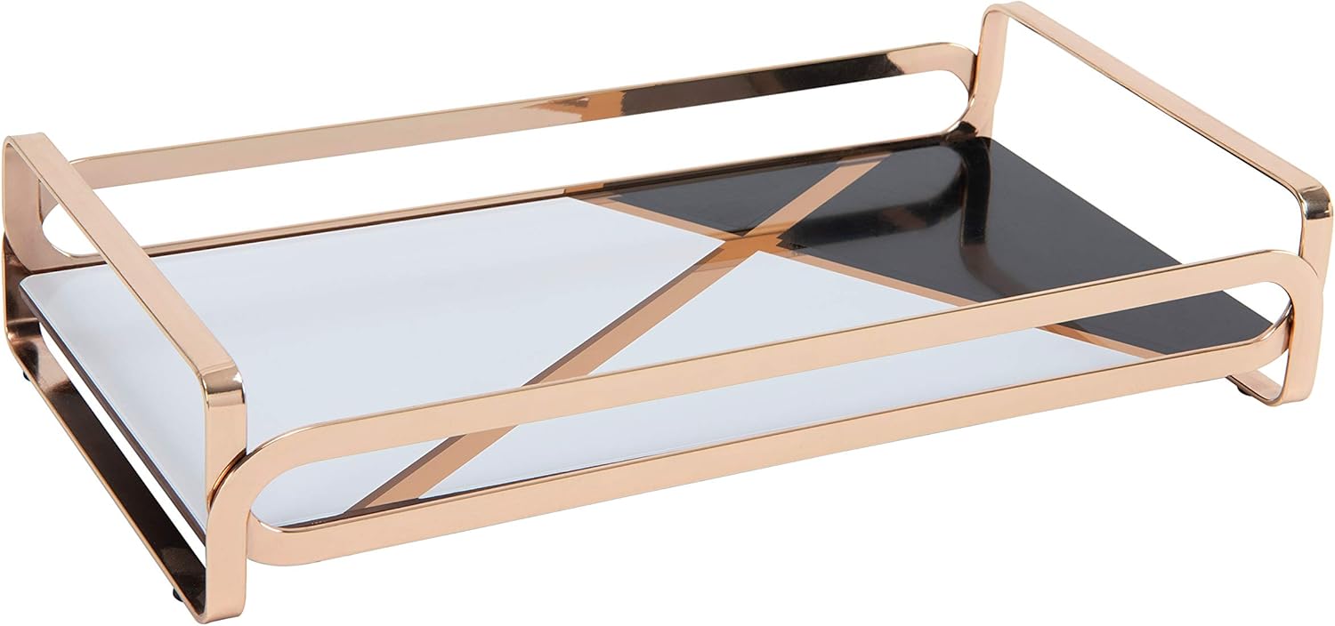 Home Details Gold Color Block Vanity Tray (27178-GOLD)