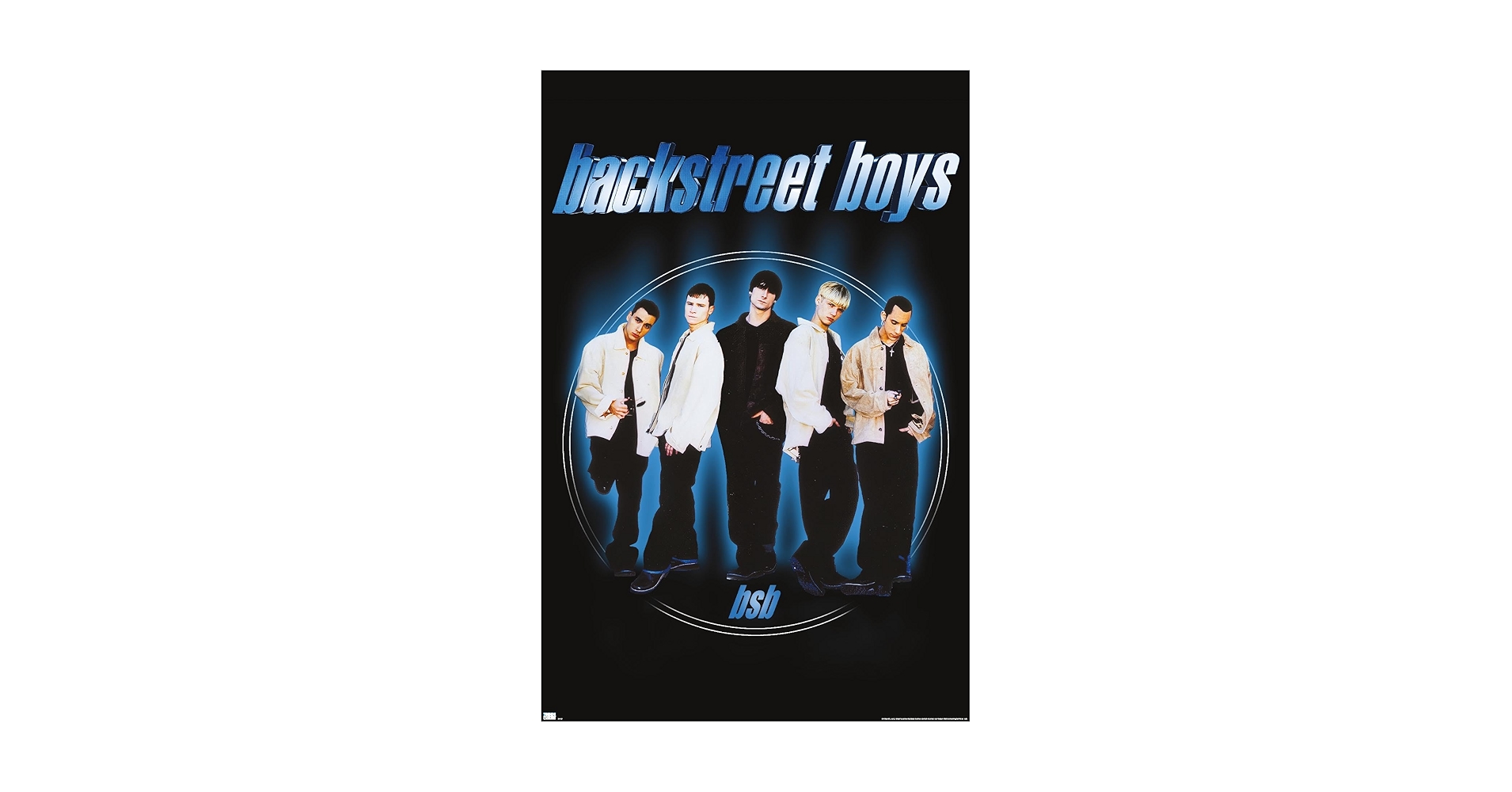 浮世絵木版画 Backstreet Boys 裏街路五人衆200部限定サイン入り その名も「裏街道五人衆」！バックストリートボーイズが浮世絵木