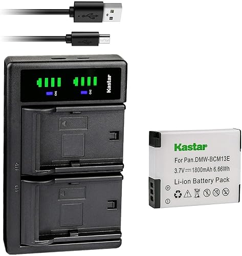Kastar Paquete de 1 batería y cargador USB LTD2 de repuesto para Panasonic Lumix DMC-ZS27, Lumix DMC-ZS30 DMC-ZS30K DMC-ZS30R DMC-ZS30S DMC-ZS30W,