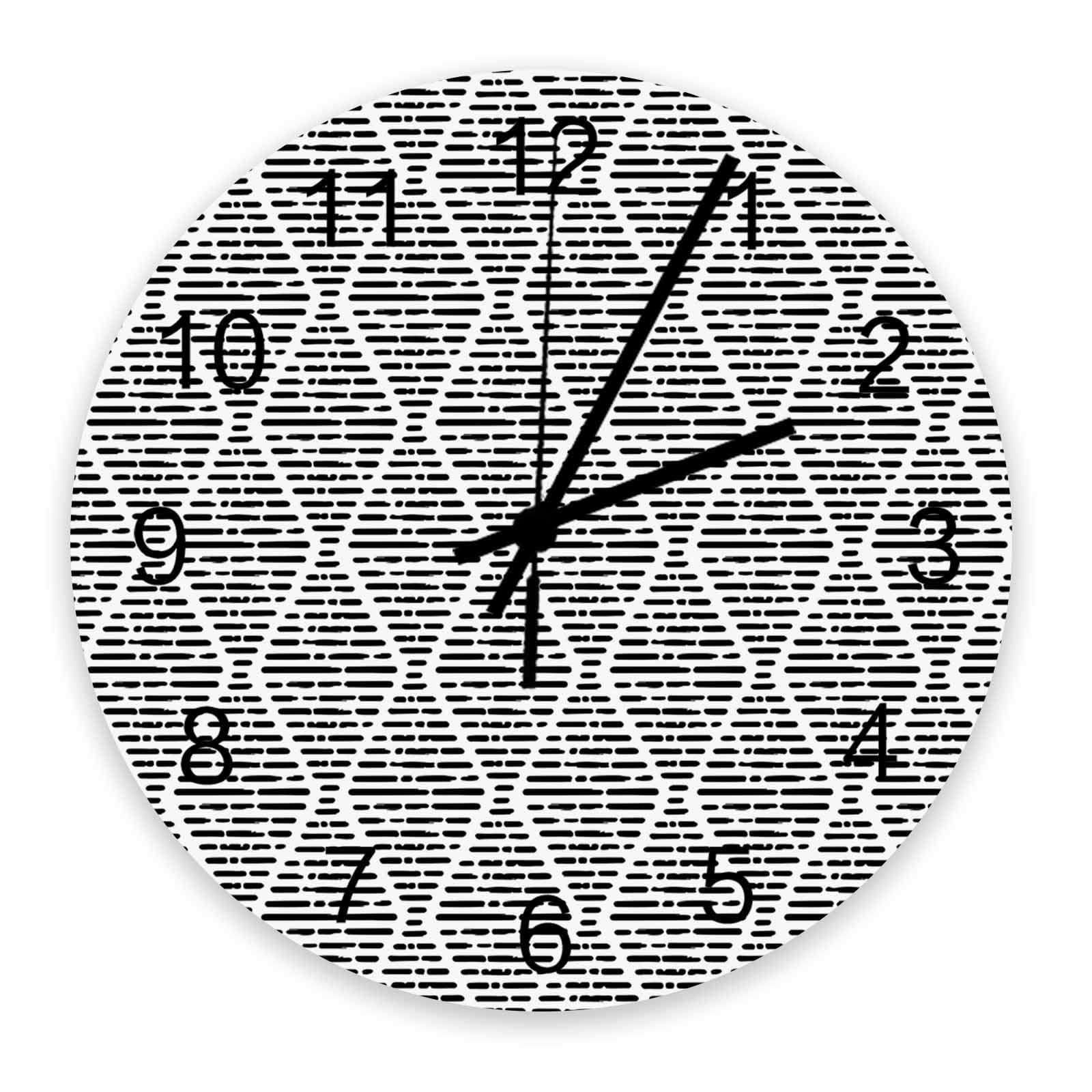 Horloge murale silencieuse pour supprimer le tic-tac dans la chambre