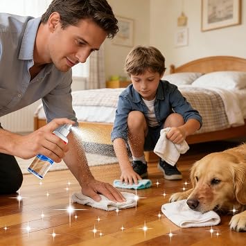 Floors Restorer & Clean Hardwood Restore, Floor Restorer & Polishs, 150ML Rejuvenate Wood Floor Restorers, Flooring Protection Agent For Shine Wood, Laminate, Vinyl
