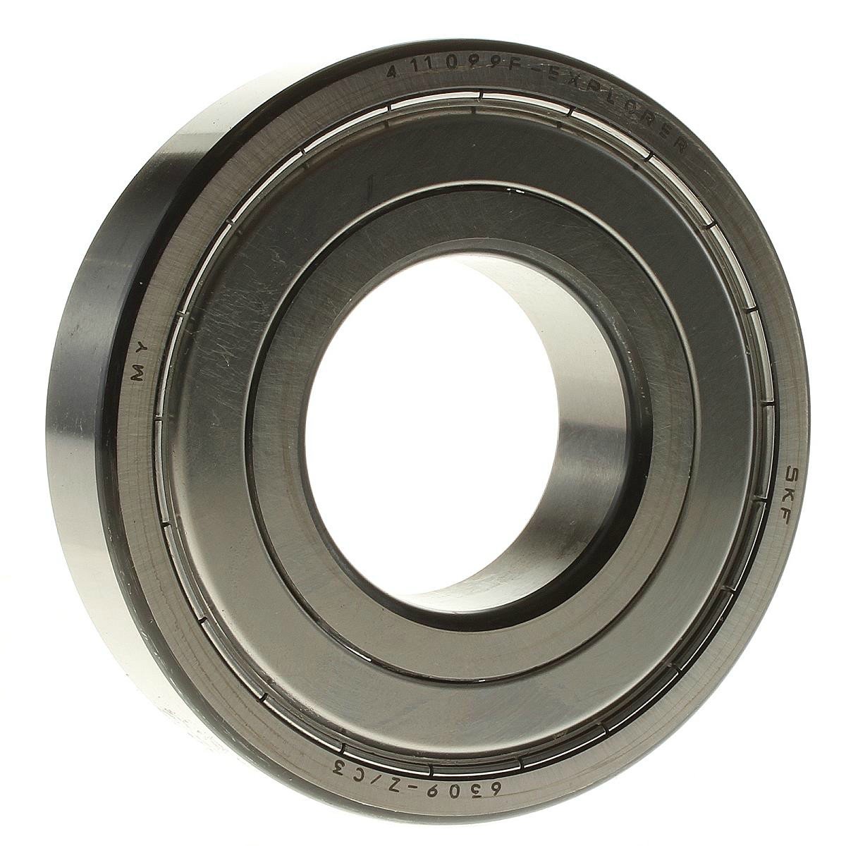 SKF 6309-Z/C3 100 MM Outside Diameter, 25 MM Width, 45 BORE, Ball Bearing, Cylindrical BORE Type, DEEP Groove, Shield ON ONE Side, Single Row