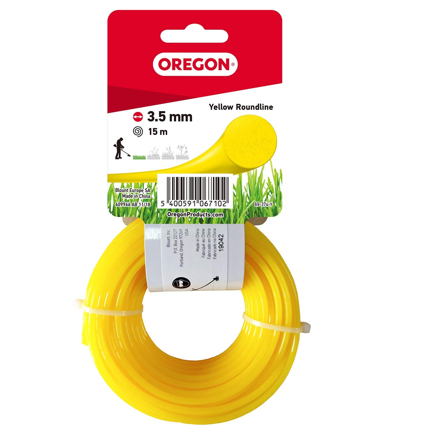 Oregon round trimming line 3.5 mm x 15 m