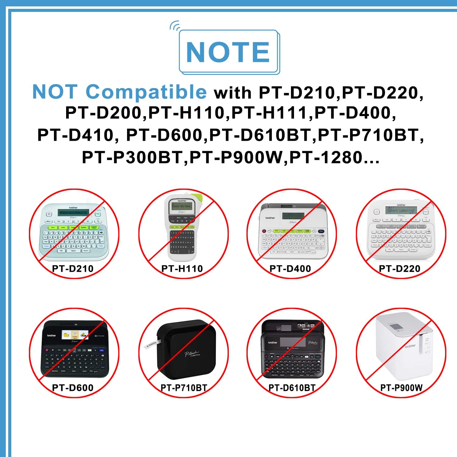 5-Pack Compatible with Brother P-Touch M Tape M-K 231 431 531 631 731 Label Tape for Brother PT-65 PT-90 PT-M95 PT-70BM PT-45 Label Maker, 12mm 0.47 White/Red/Blue/Yellow/Green