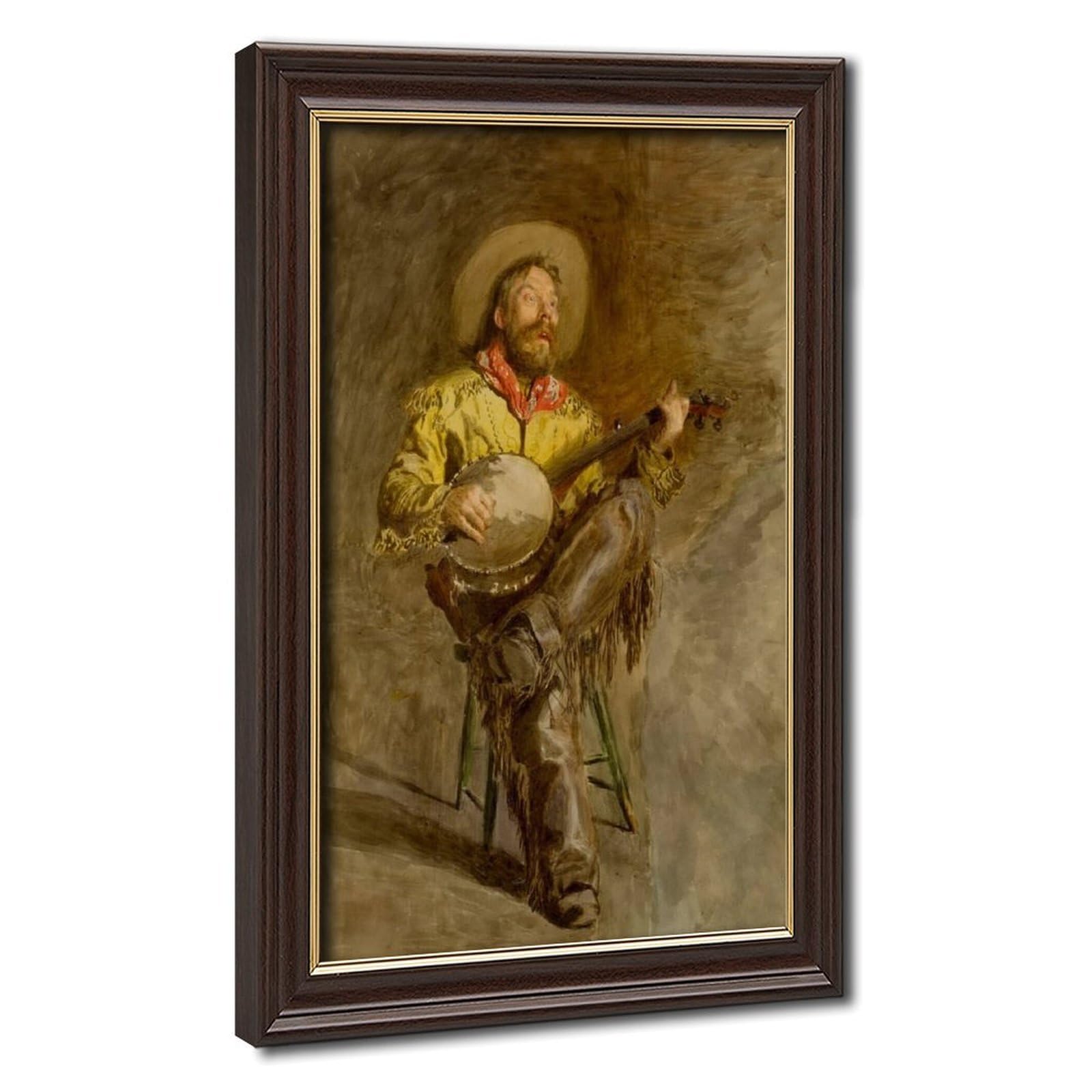 Art mural de qualité musée Thomas Eakins impression figurative sur toile avec cadre - 8