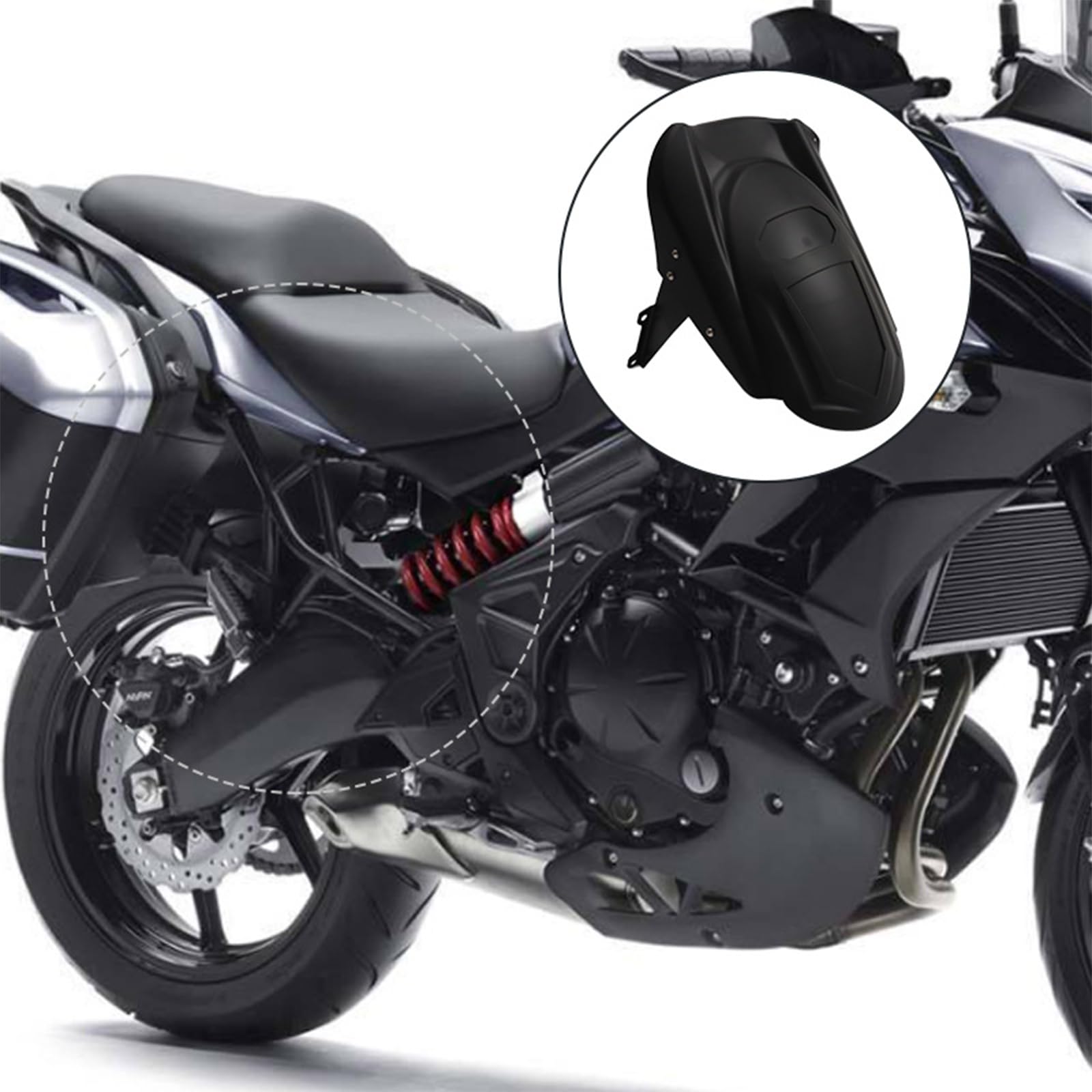 Permanenter ABS Motorradschutz für 650 Twothousandseven 2025-Modelle, verstärkte Sicherheit, einfache Installation