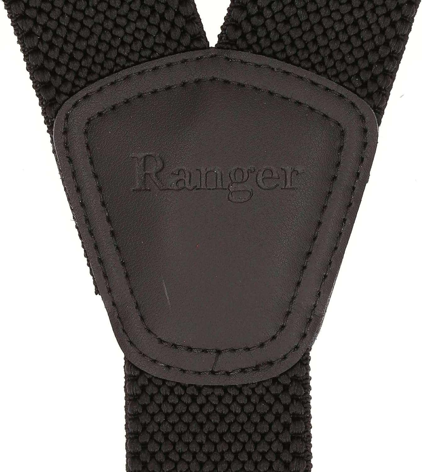 RANGER Leather Suspenders for Men - 1.6" Wide Work Suspenders with Genuine Leather | 51" Adjustable | Handmade in Europe