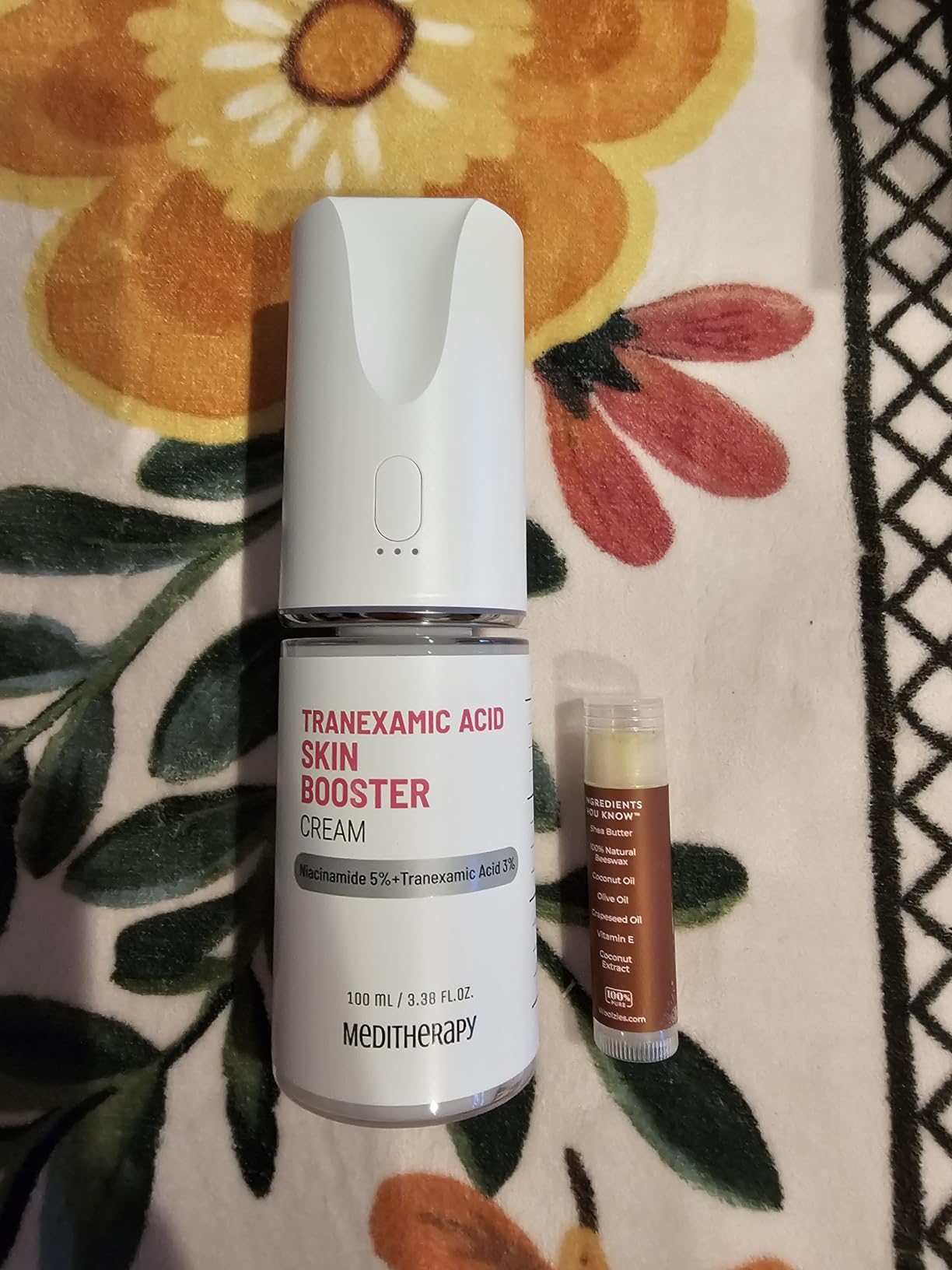 MEDITHERAPY Tranexamic Acid Skin Booster Cream 3.4 Fl Oz - 5% Niacinamide & 3% TXA Korean Face Moisturizer - Gentle Face Cream for Improved Clarity & Even Skin Tone - Radiant Complexion, Natural Color