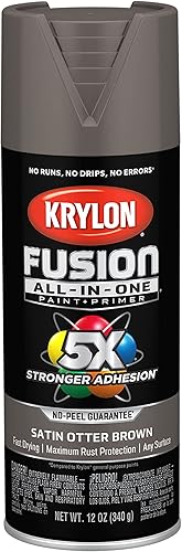 Vista 47 de Krylon Fusion All-In-One K02705007- Pintura en aerosol para uso en interiores y exteriores, transparente brillante, 12 onzas (paquete de 2)