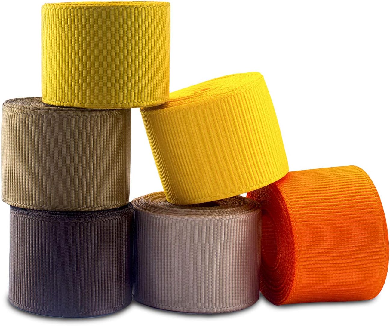Summer-Ray 60 Yards Grosgrain Ribbon – 1 Inch (25mm) Wide – 30 Vibrant Colors, 2 Yards Each – Polyester, Colorfast & Machine Washable – Perfect for Crafts, Sewing & Hair Accessories