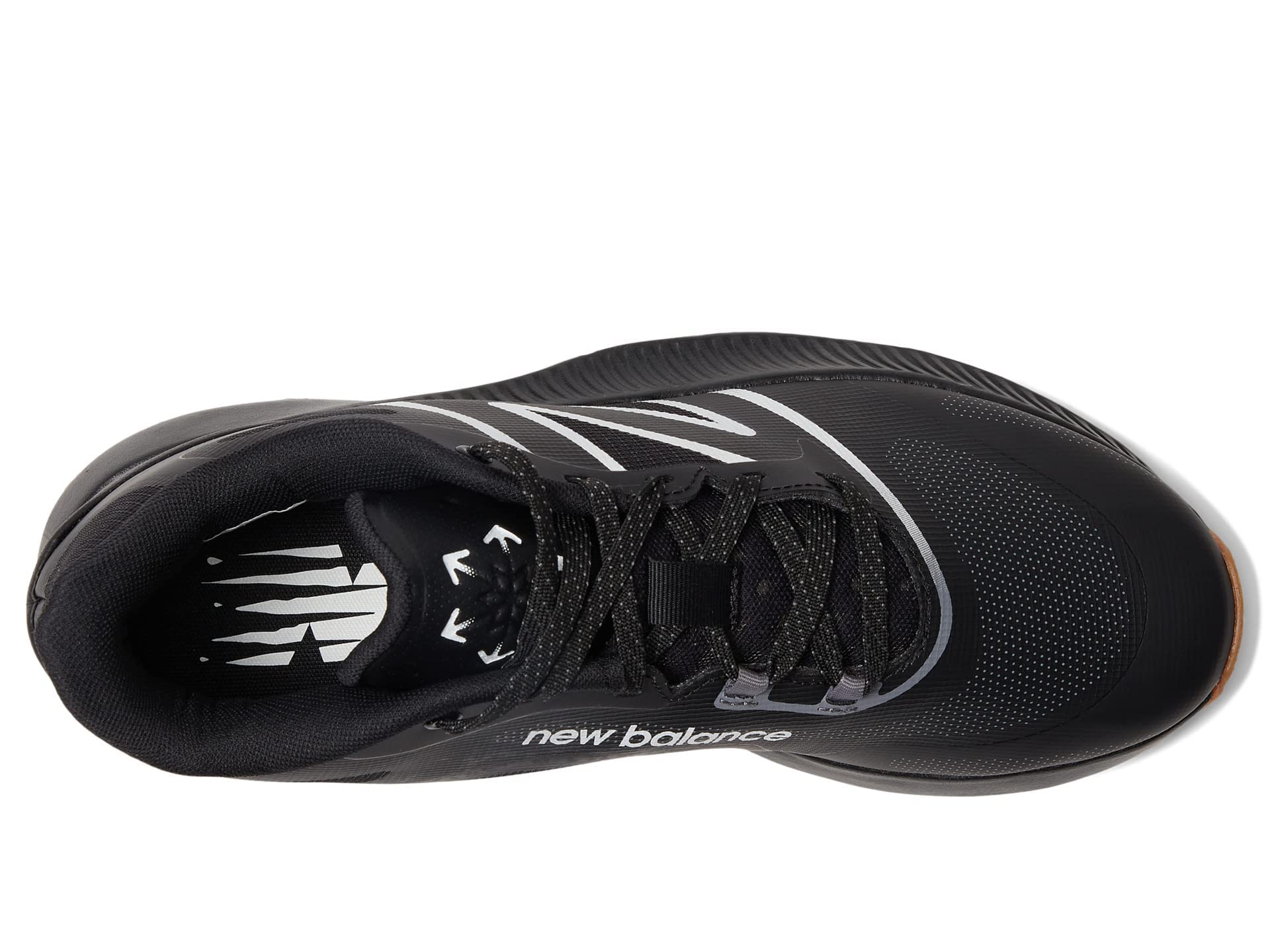 New Balance Men's FreezeLX V4 Box Lacrosse Shoe, Black/Gum