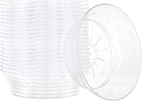 Vista 9 de PLASTICPRO Cuencos de plástico duro de 6 onzas del desierto – Cuencos de helado desechables transparentes de calidad premium, paquete de 40