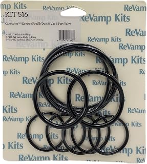 Pool Cleaning System O-Ring Repair Kit 516 for Zodiac Caretaker/EnvironPool/Dust & Vac 5 Port Valve