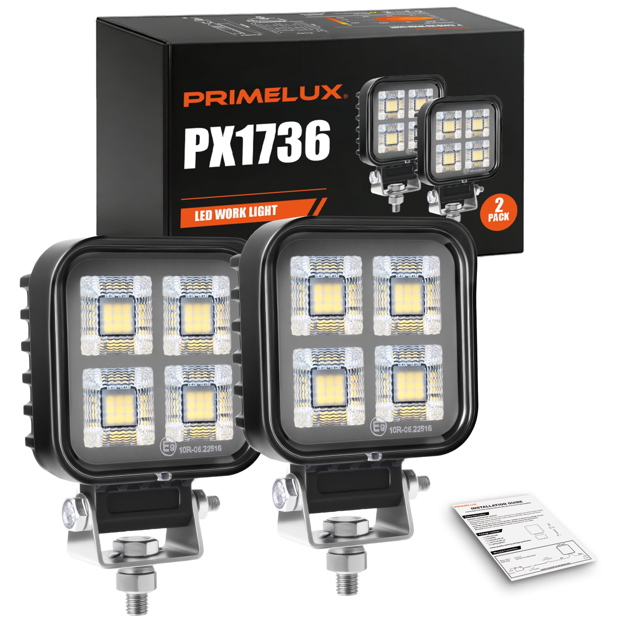 3 Zoll Off-Road LED Arbeitsscheinwerferr, 2325 Echte Lumen,12V/24V