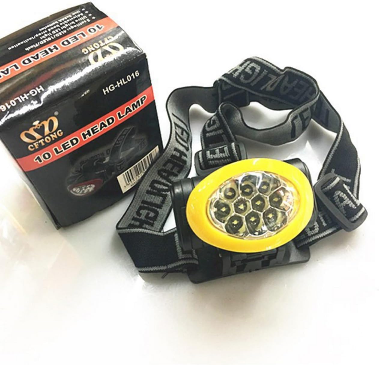 KUAILEJIA headset flashlight 10 lamp lighting flashlight