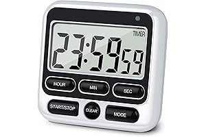 KTKUDY Digital Kitchen Timer with Interval Timer