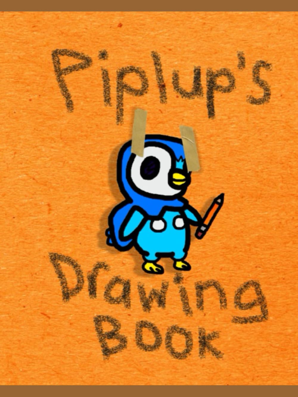 Piplup's Drawing Book      Hardcover – Large Print, September 28, 2023