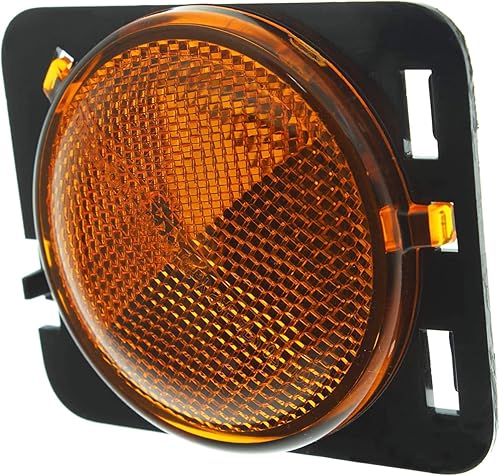 Miniatura 8 de Auto Parts Avenue APA - Luz de marcador lateral de repuesto para Wrangler 2007-2018 con bombilla incluida, lado izquierdo del conductor 55078145AA