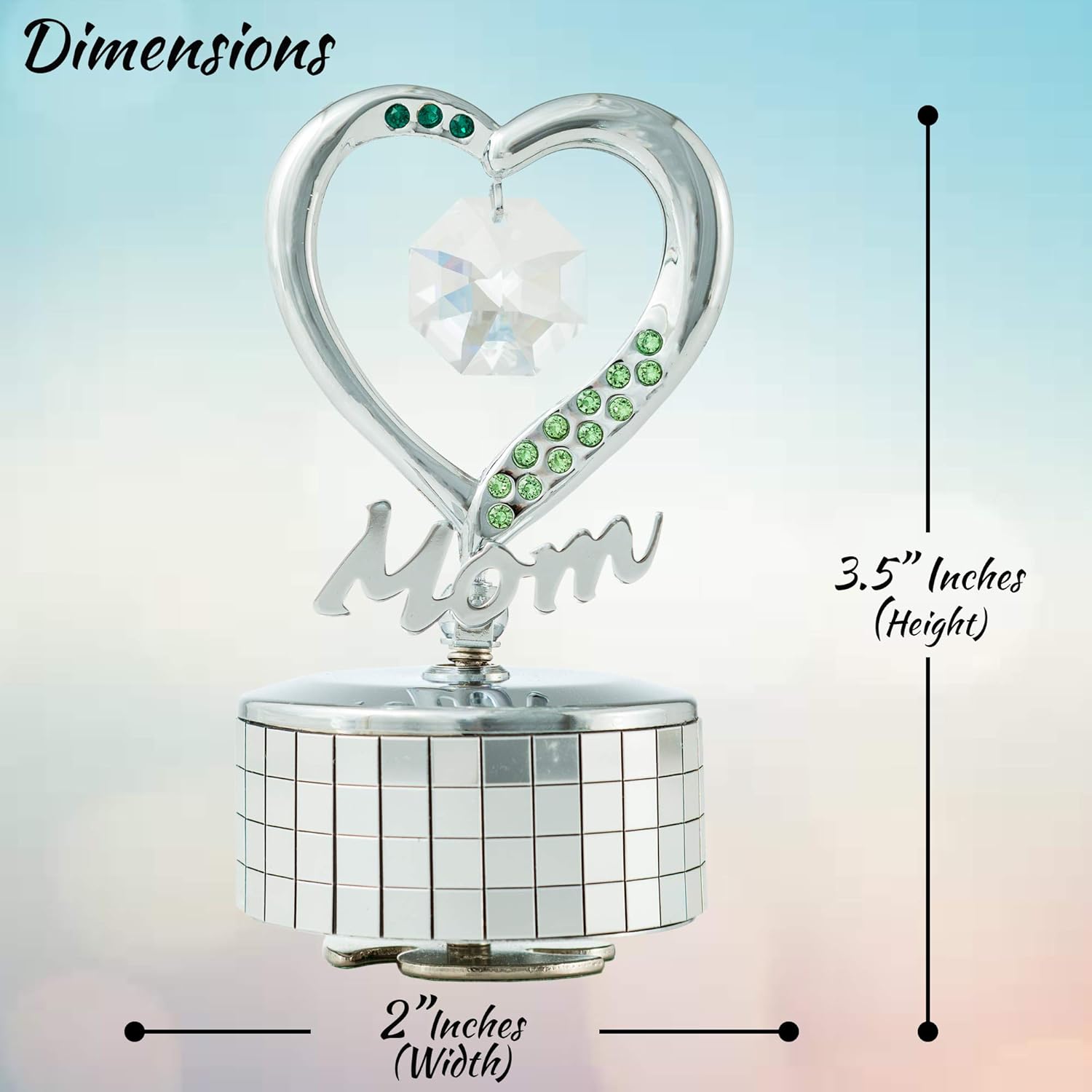 Buy Matashi Music Box Home Bedroom Living Room Decor Tabletop Ornaments Showpiece Gift For Thanksgiving Christmas New Year Mother S Day Birthday Silver Amazing Grace Mom Online In Indonesia B076ww4t8m