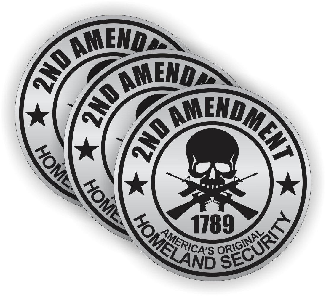2nd Amendment Hard Hat Sticker // Helmet Decal Label Lunch Tool Box