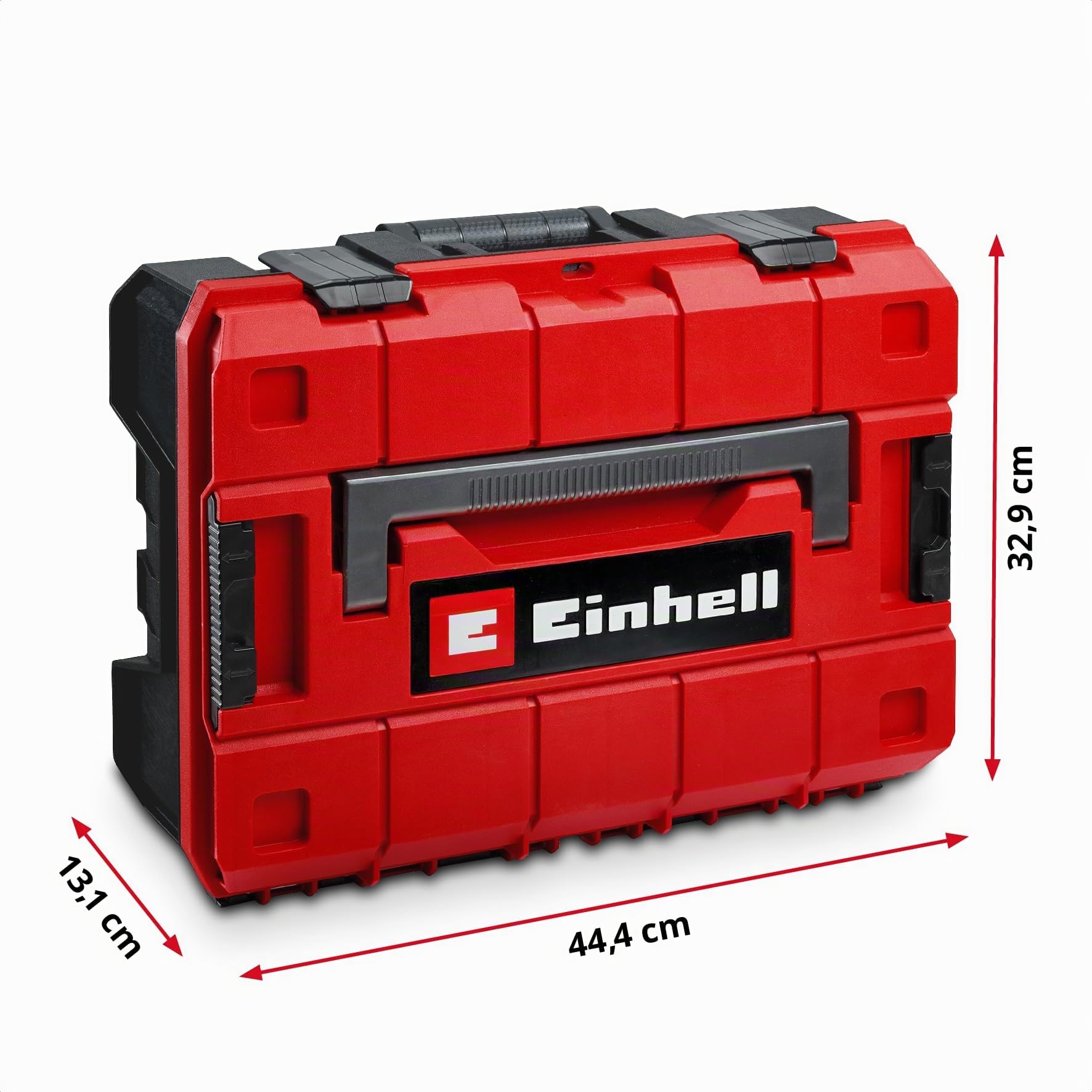 Original Einhell E-Case coffret à outils 24 pièces outils électricien (testé IEC 60900, set de pinces, set de tournevis, jeu de douilles, cliquet réversible, testeur de phase, coffret système)