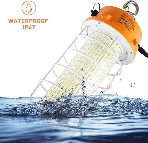 Miniatura 5 de Luz de trabajo temporal LED de 110 W 16500 lm 5000 K luces de construcción LED luz de trabajo IP67 impermeable luces portátiles con gancho de
