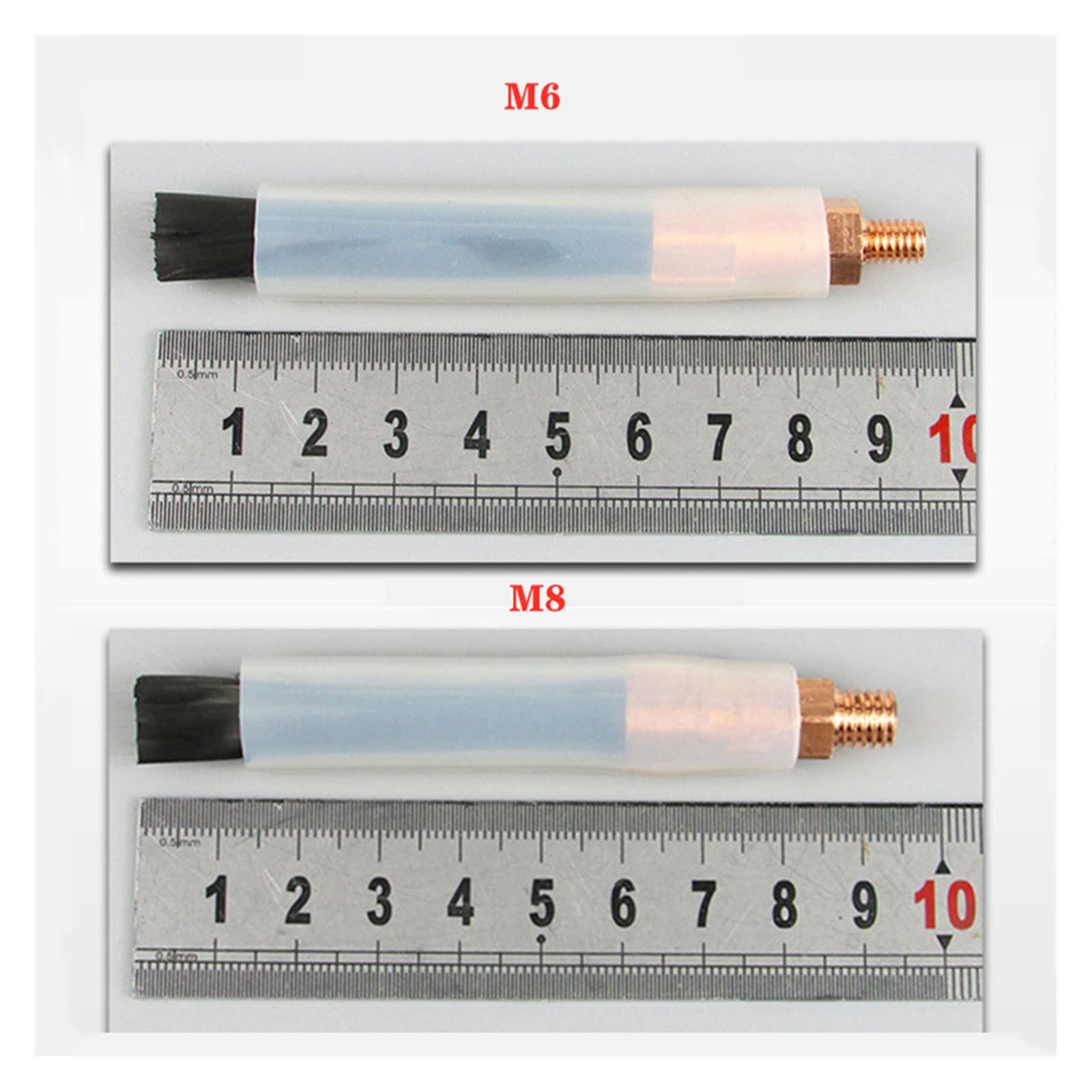 Spazzole di saldatura for cordone Pulizia dei giunti Lucidatura Pulitrice for saldature M6/M8/M10(M6,5pcs)