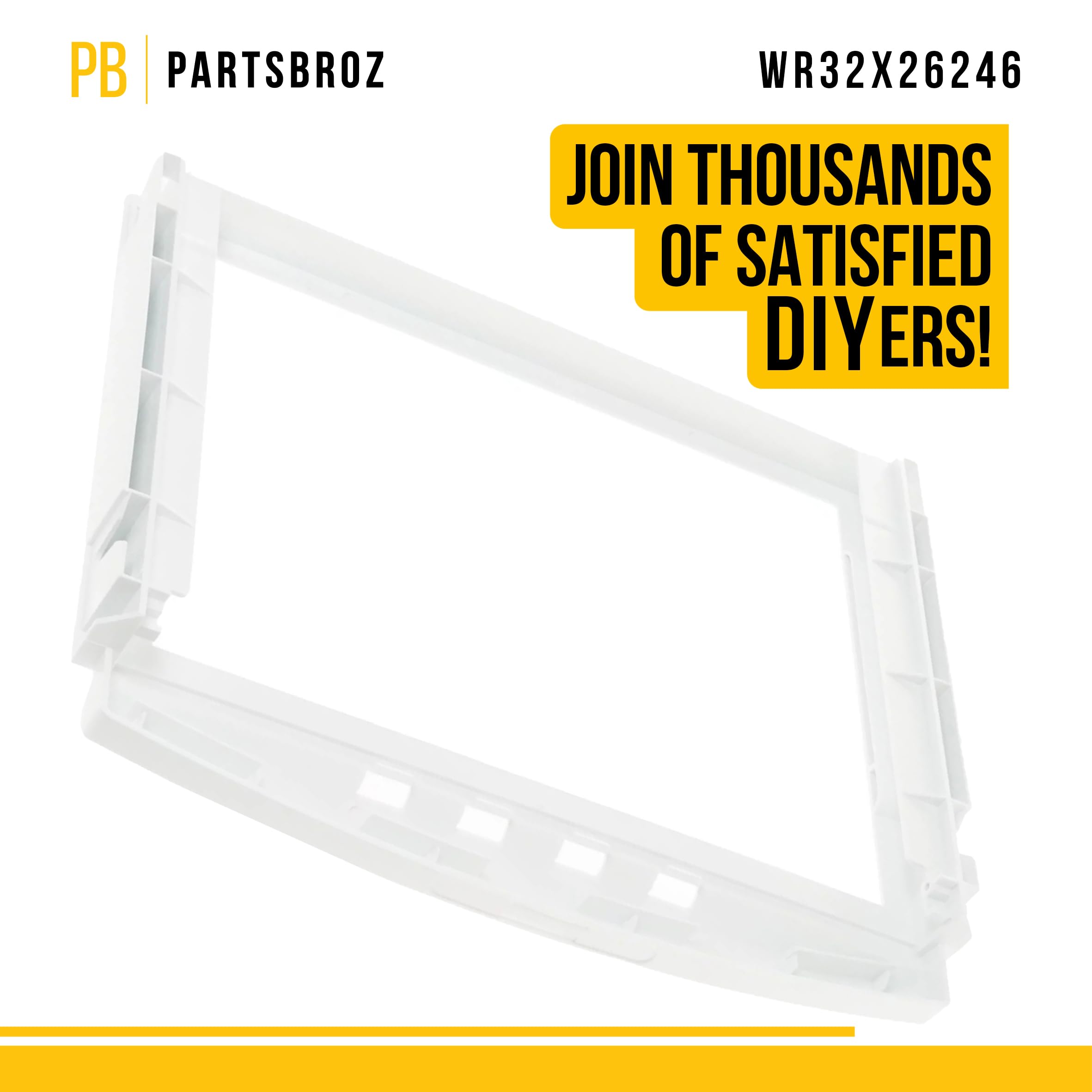 「RT-193446」 Amazon.com: PartsBroz WR32X26246 Pan Cover Frame - Compatible With