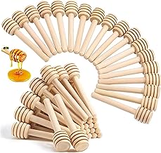 50 pçs 8 cm de madeira mel dipper sticks dispensador de mel agitador para lembrancinhas de festa de casamento pote de mel dispensar garoa mel