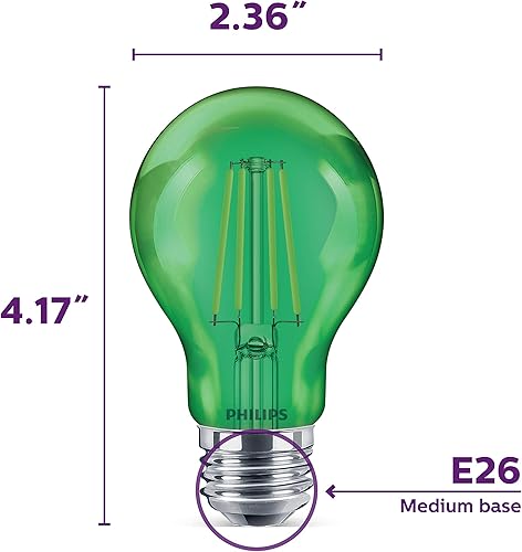 Miniatura 2 de Philips Focos LED 538207 A19 Cristal de filamento, 538249