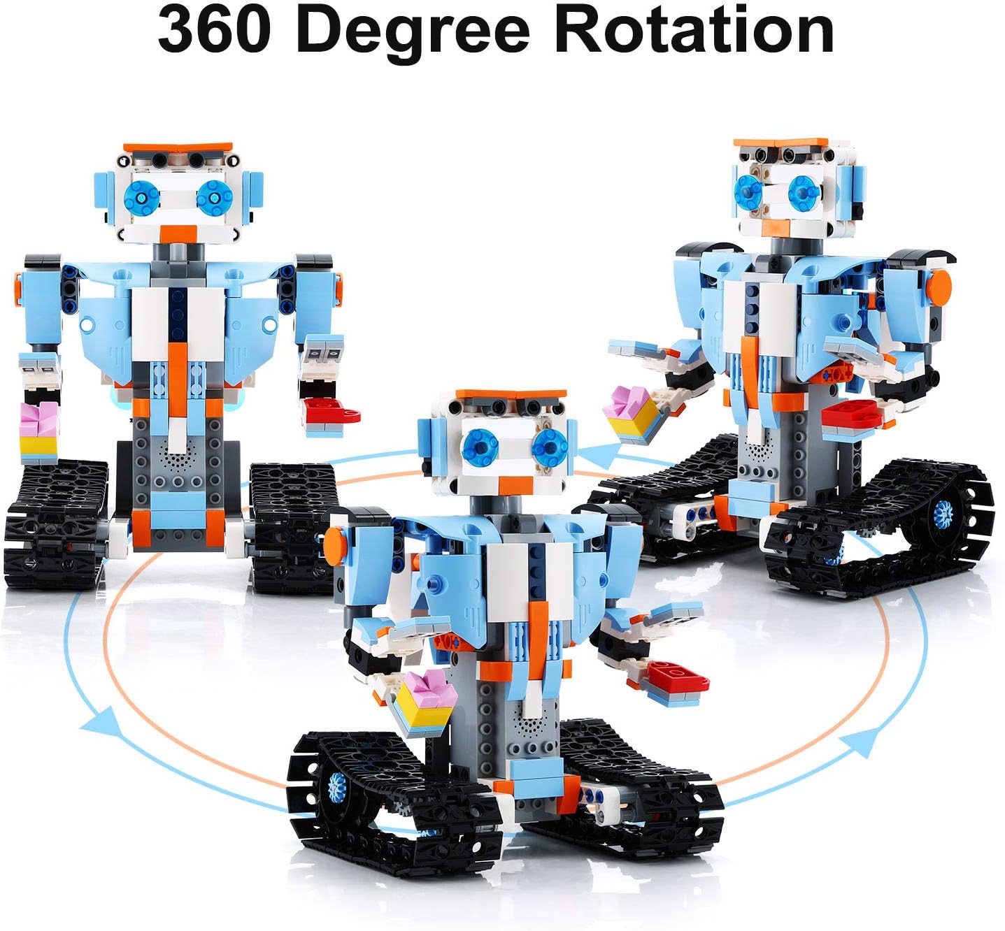 KeepRunning Remote Control Robot Kids Education Building Kit, Award-Winning STEM Learning Toy (351 Pieces)