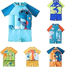 Maillot De Bain Bouée Intégré Bebe Fille Flotteur Piscine Maillots Bébé Garçon Bouee Flottant Enfant Gilet Natation Sauvetage Flottaison Plouf Dinosaure Brassard Garcon 1-6 Ans