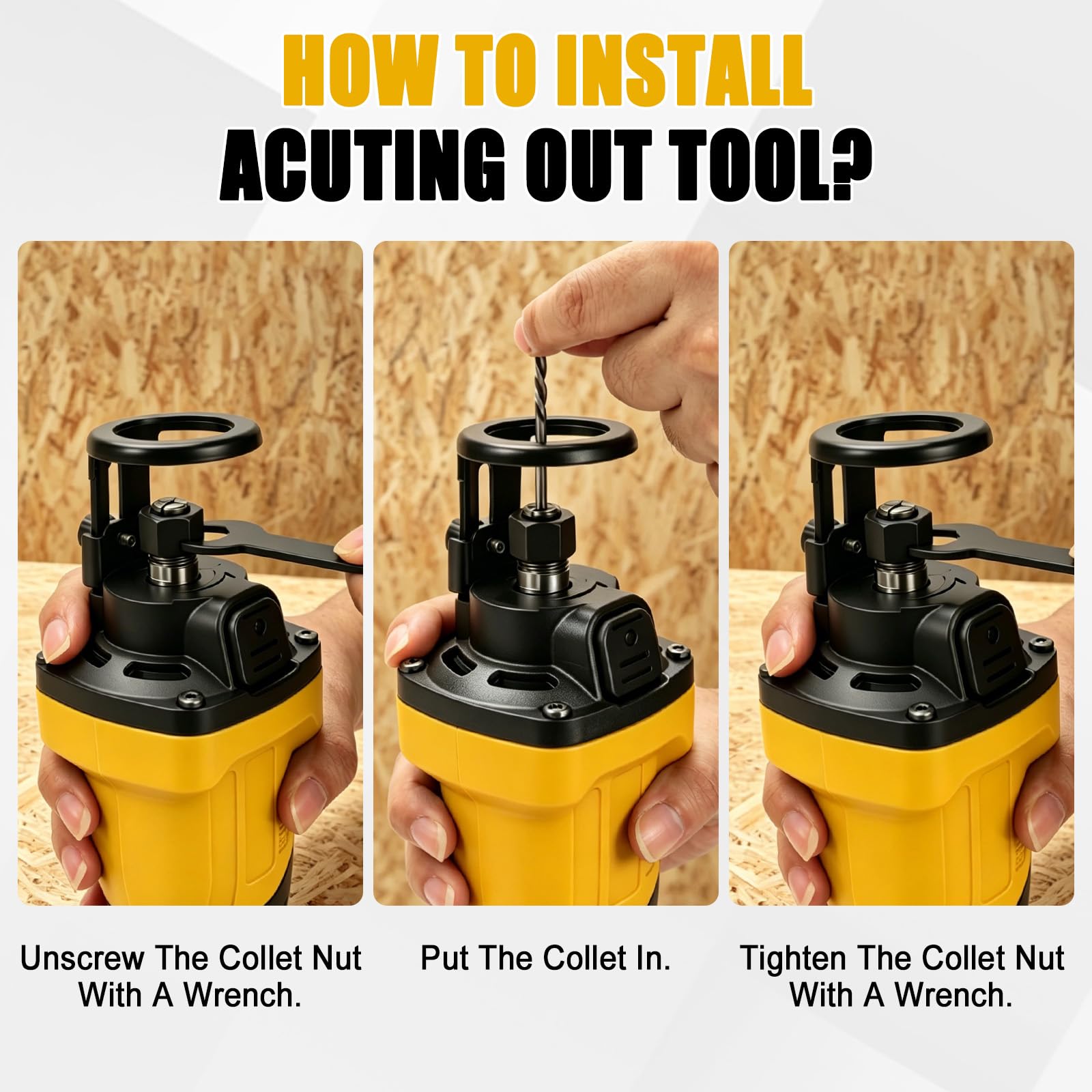 Cortador inalámbrico para paneles de yeso compatible con batería Dewalt de 20 V (sin batería), sierra de corte eléctrica sin escobillas para paneles de yeso con 6 velocidades, ajuste de profundidad y