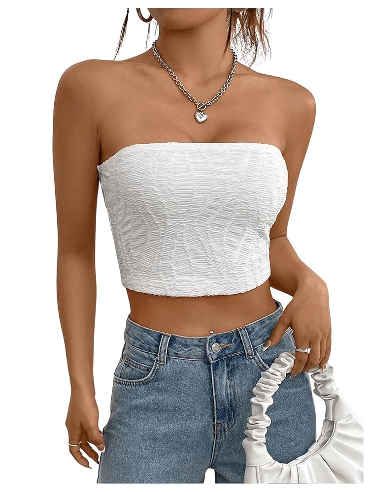 [美品]Gajess bandeau rib tops camel bandeau rib tops off white / camel ようやく寒さを感じる季節