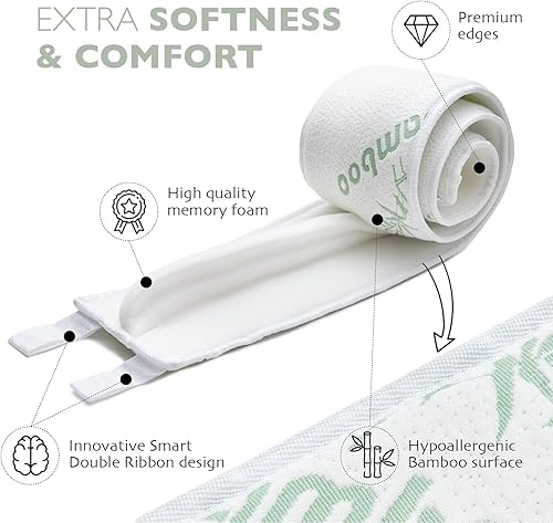 Miniatura 5 de BALIBETOV Kit de conversión de cama individual a King - Puente de cama - Relleno de espacio King dividido para cama ajustable - Conector de cama