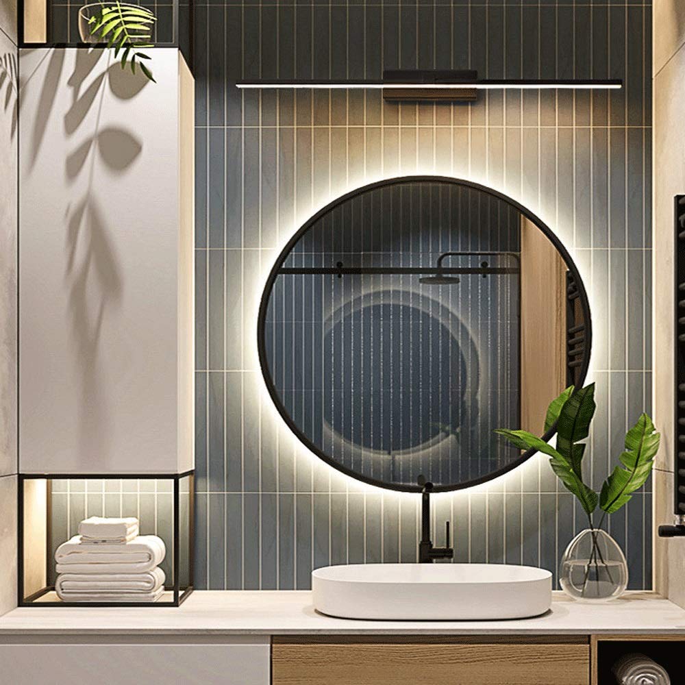 Lámpara LED negra para tocador, lámpara para espejo de baño Lámpara LED negra para tocador, lámpara para espejo de baño