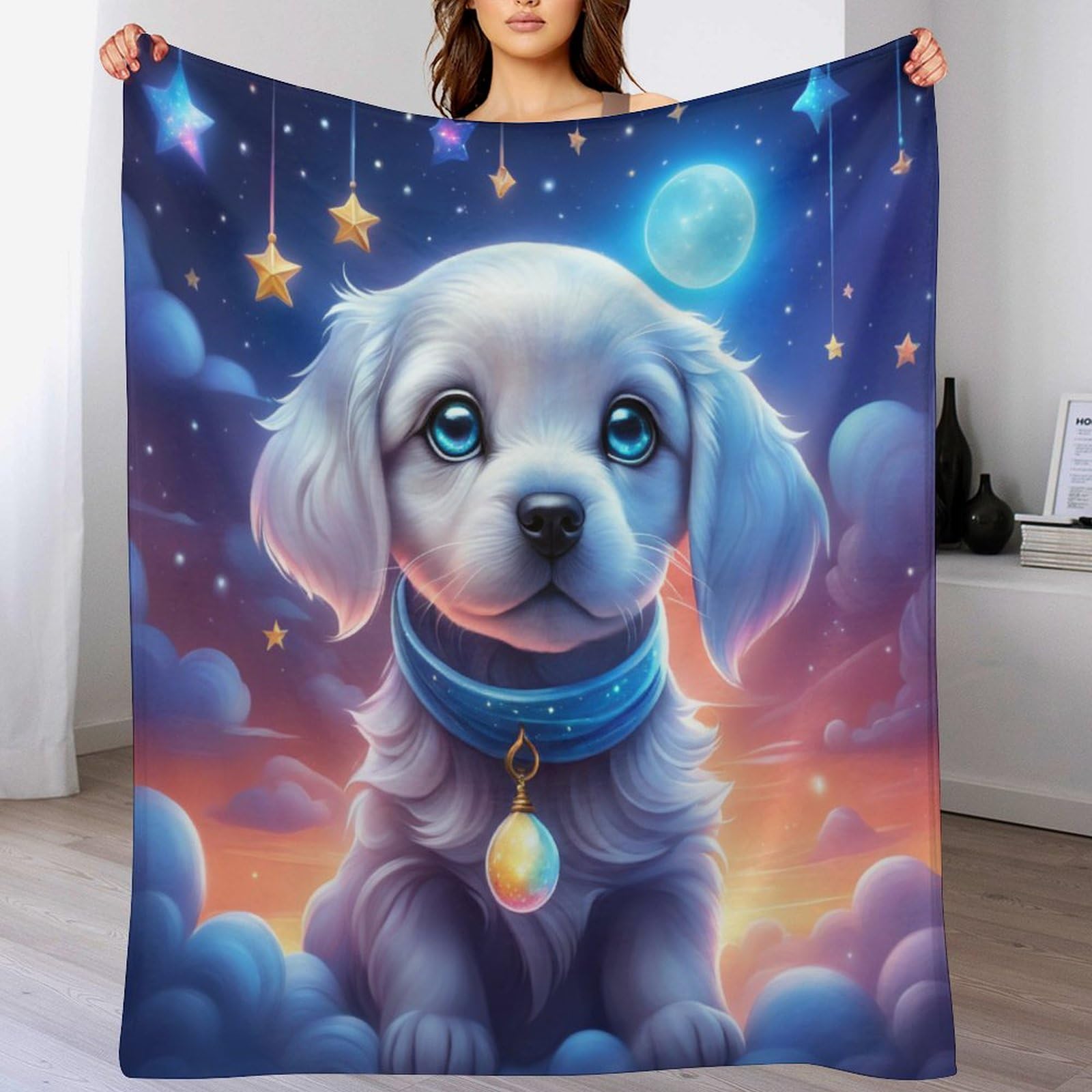 Jeté de canapé rides résistantes pour moments tendres avec votre chien
