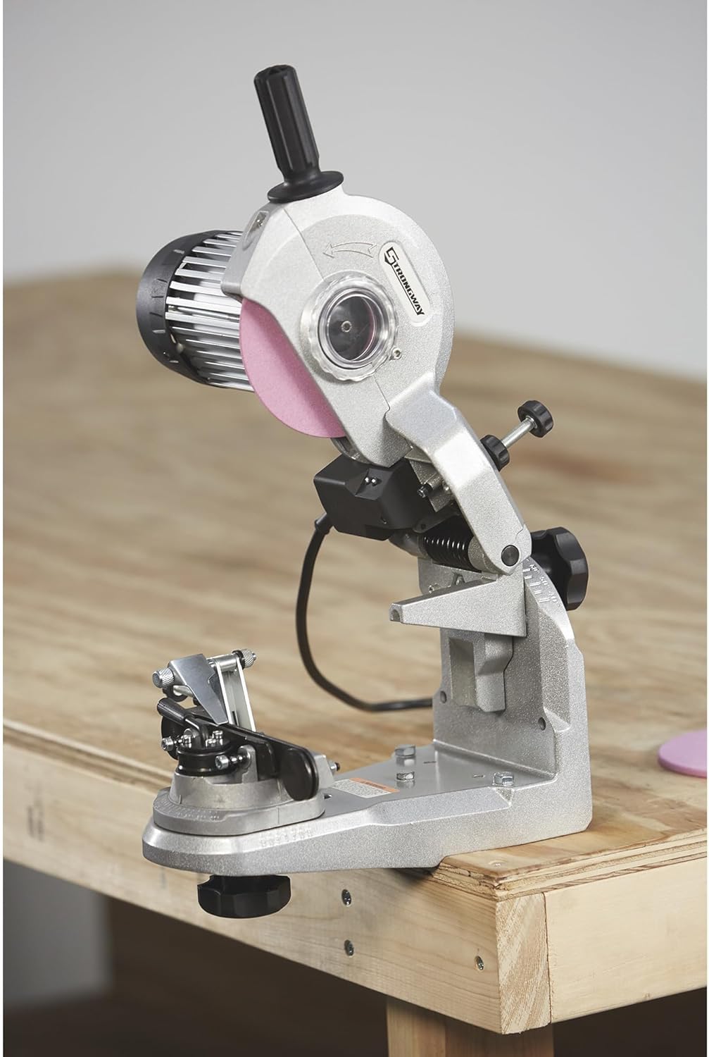 Strongway Electric Chainsaw Sharpener - 110V, 1/4in. to 3/4in. Pitch, 3,400 RPM