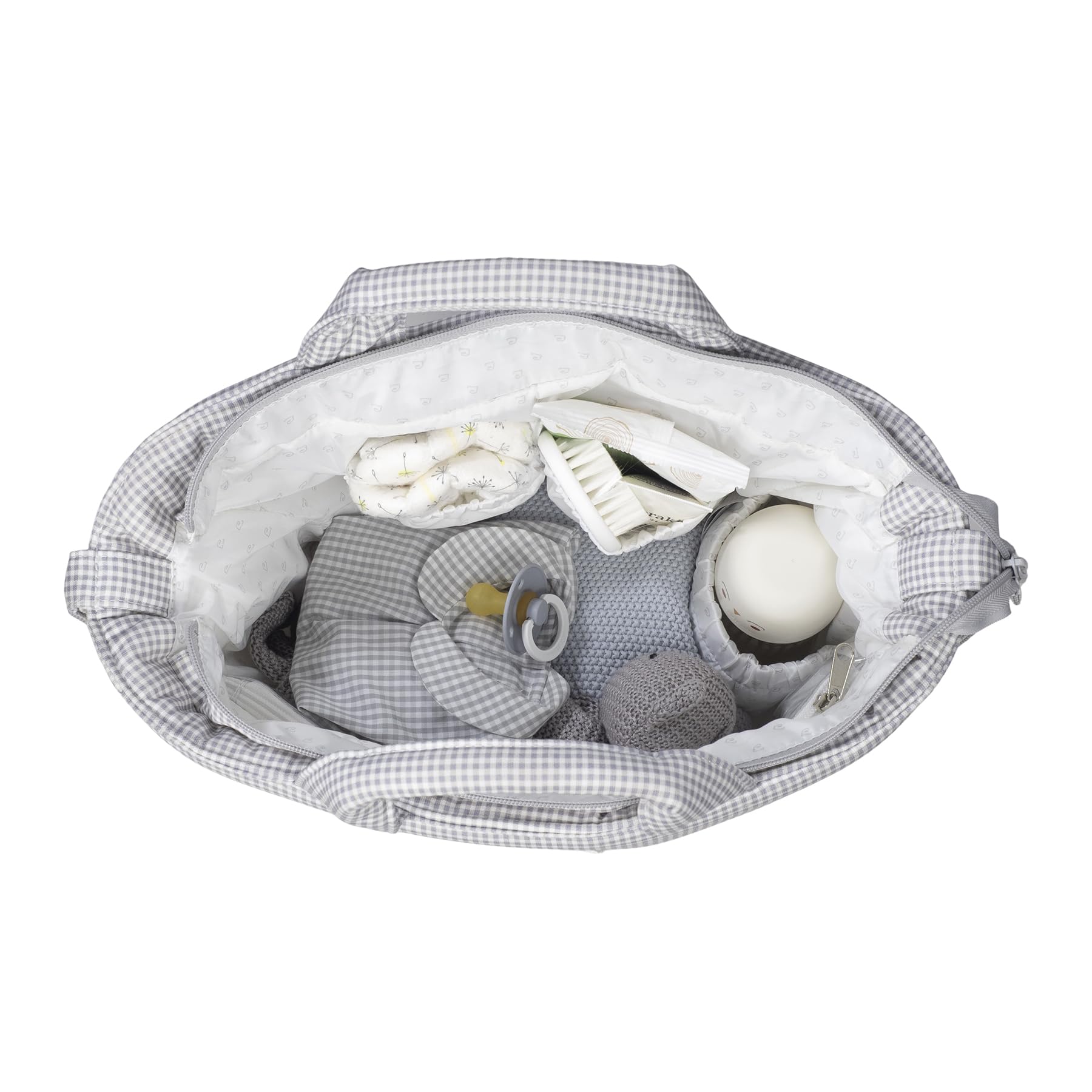 Pasito a Pasito Bolsa Canastilla Little Bloom (Gris)