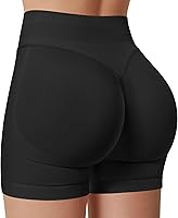 Vista 1 de Women's Workout Impact Shorts 3.6" /4.5" Scrunch Butt Lifting Gym Shorts Yoga Running Biker