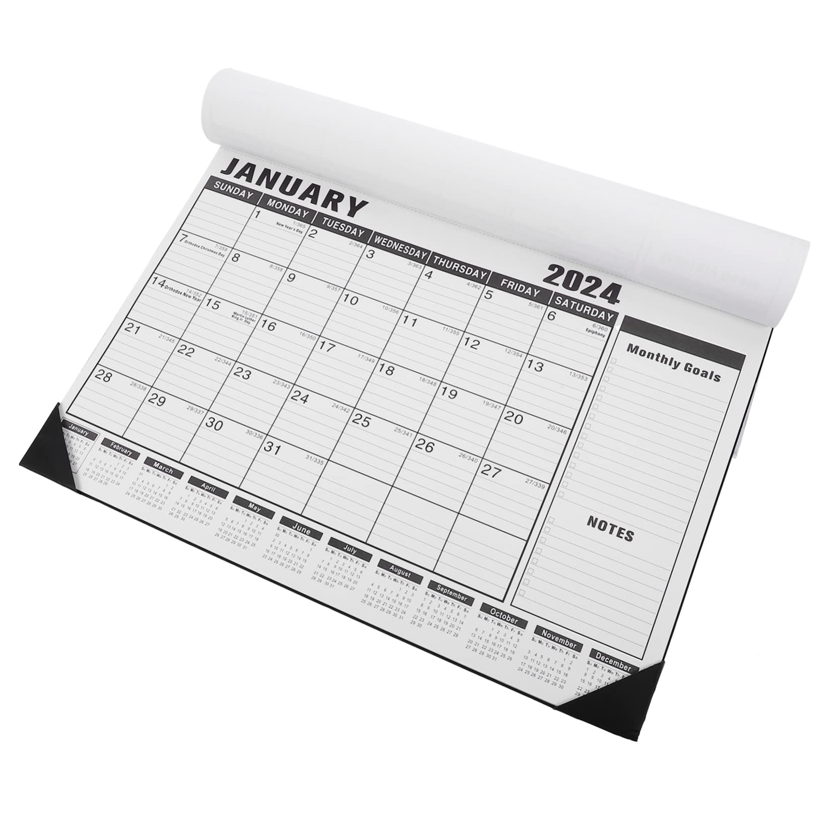 Tofficu 5stücke Wandkalender Großformatiger Monatskalender Mit Abreißlinie Praktischer Terminplaner Für Büro Zuhause Und Schule Zufälliges Muster Für Notizen Und Erinnerungen