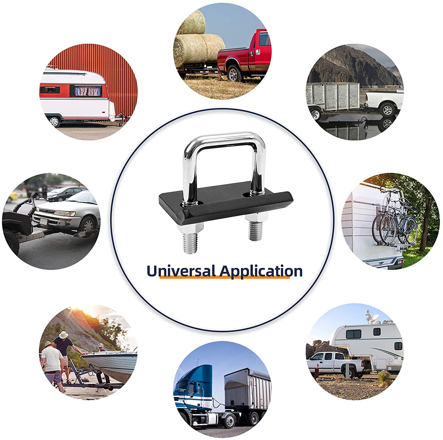 Hitch Tightener for 1.25" and 2" Hitches, Solid Steel AntiRattling