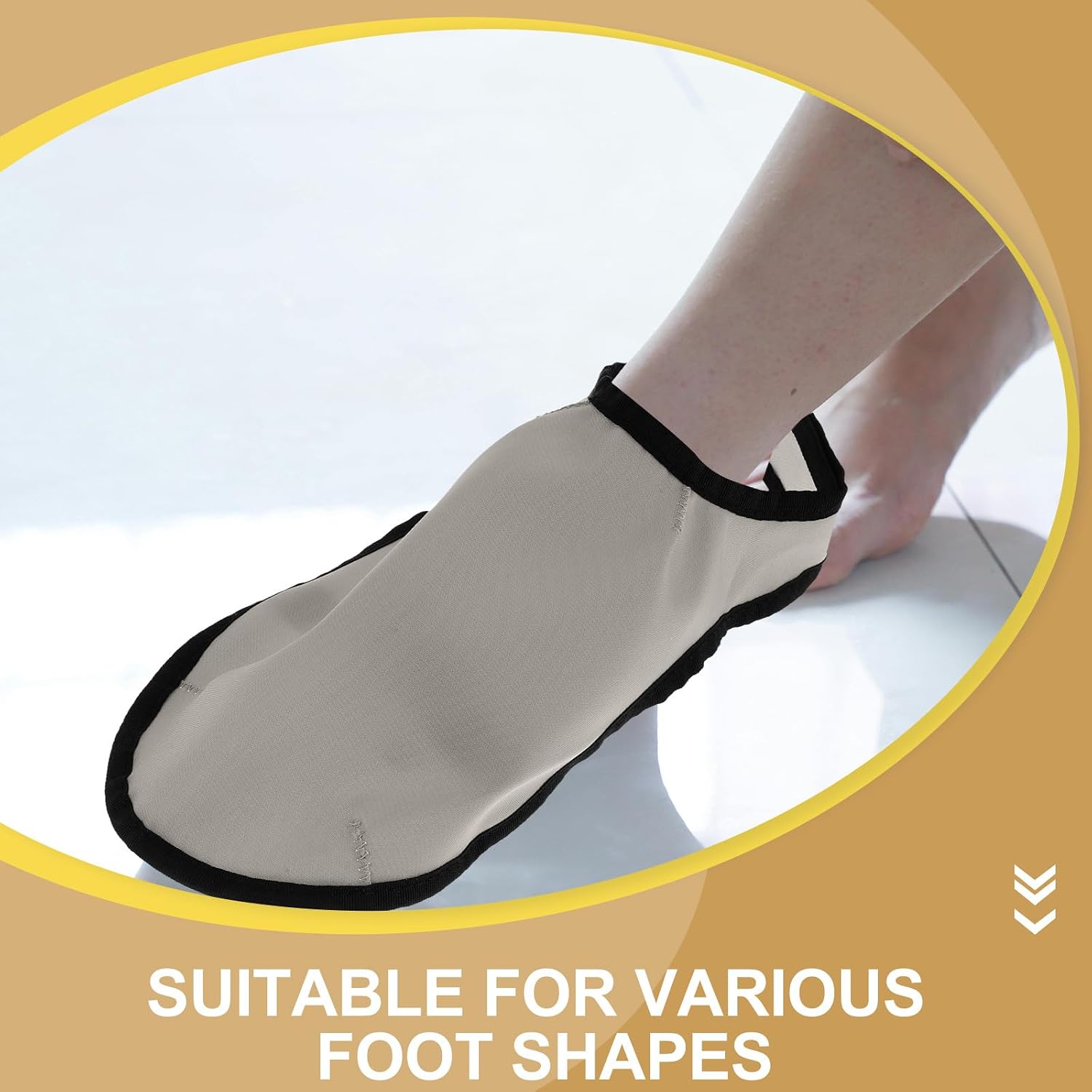 MAGICLULU Hairdressing Shoes Covers Large Breathable Non-slip Protector for Stylists, Barber Shoe Cape with Anti-cut Fabric for Hair Salon Use, 1 Pair