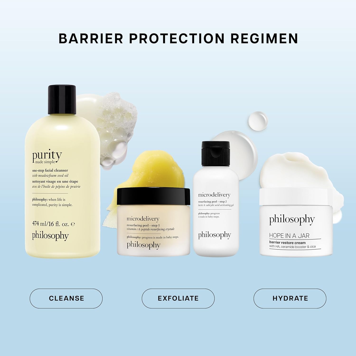 philosophy hope in a jar barrier restore cream – with ha+ complex, cica & ceramides – intensely hydrating moisturizer for dry, sensitive skin – repairs & soothes - Image 9