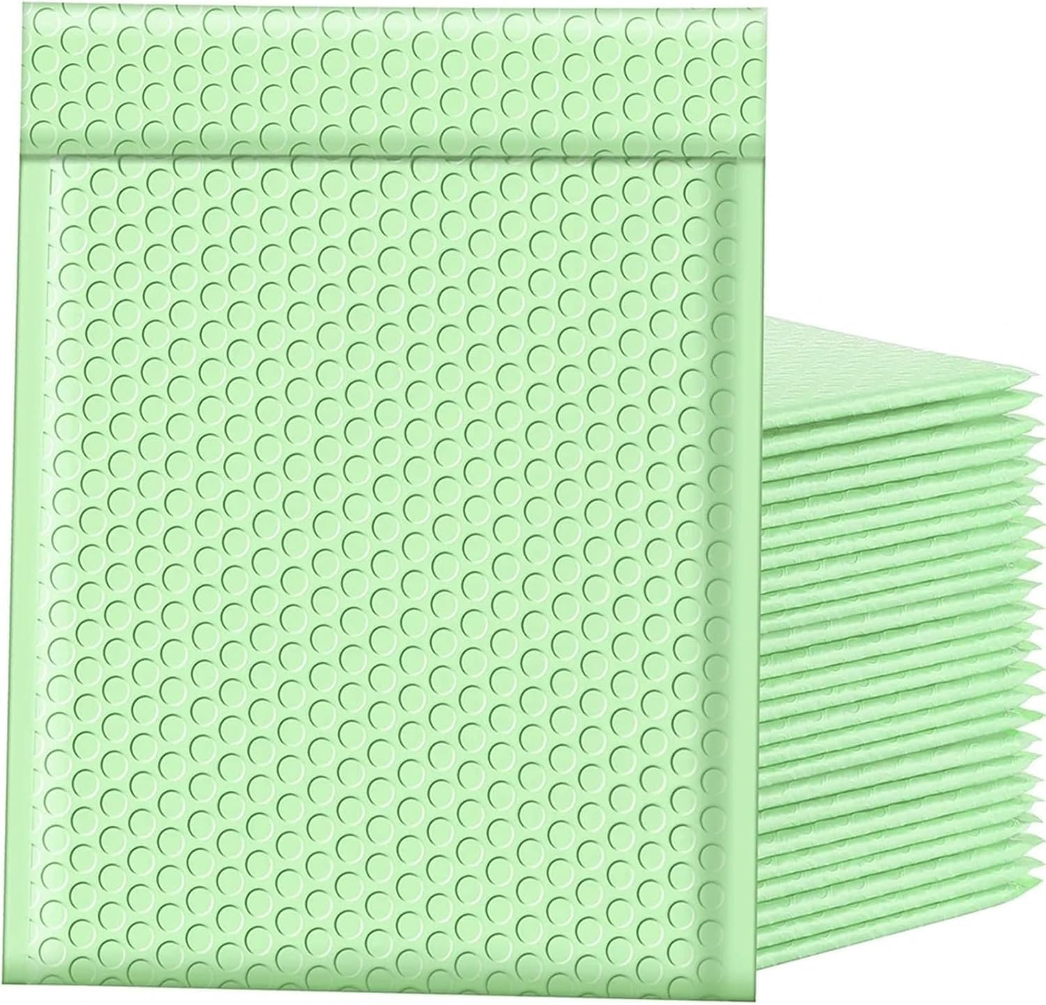 Koperty bąbelkowe Poly Mailers, Koperty bąbelkowe samoprzylepne, wielokolorowe, różne rozmiary, 100 szt.(Mint Green,13 * 18cm)
