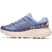 Merrell Womens Agility Peak 5 Sneaker, Indigo/Pink Salt, 9