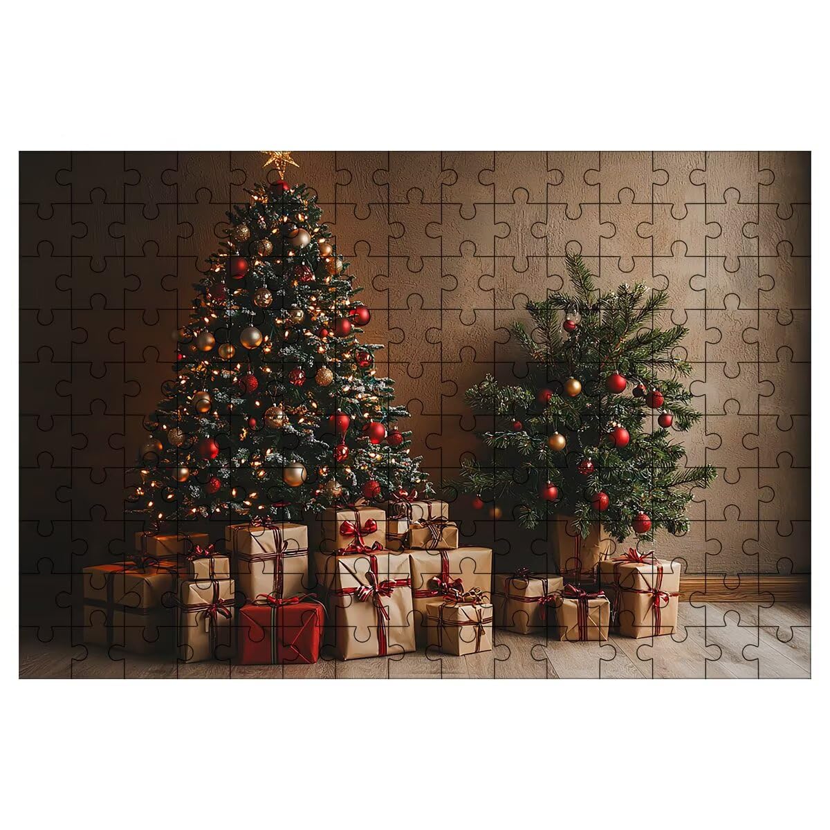Puzzle 5000 Pezzi Natale, Puzzle Albero, Puzzles in Legno, 156x105cm -1534